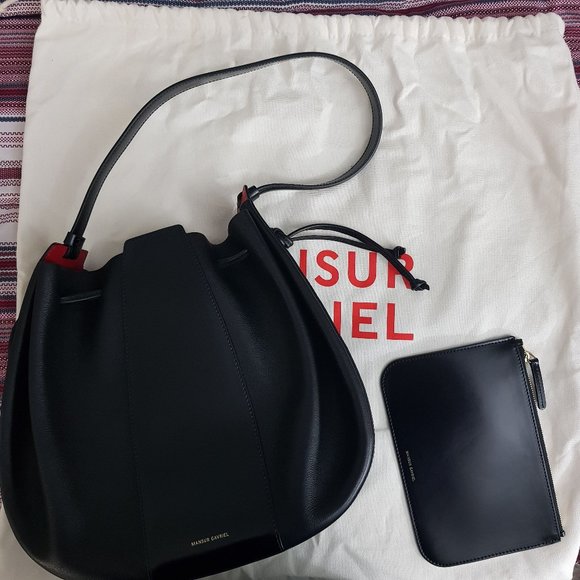 Mansur Gavriel Lilium Bag - Large Black - Picture 8 of 8